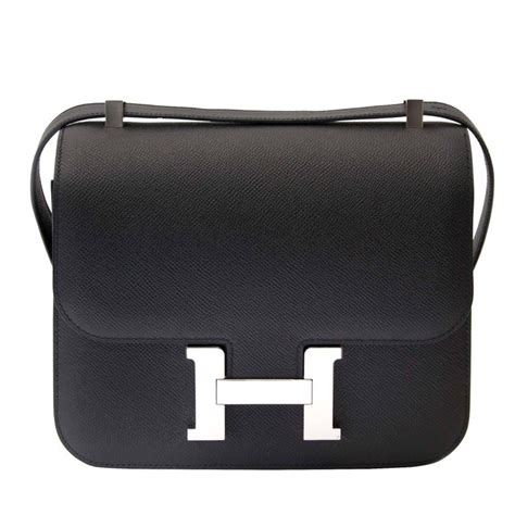 hermes constance black silver|Hermes constance long to go.